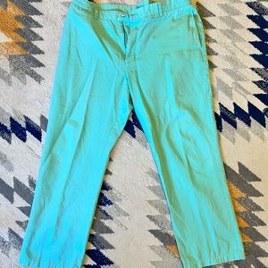 Vineyard Vines Tidewater Pant, mint green, 38x30; excellent condition